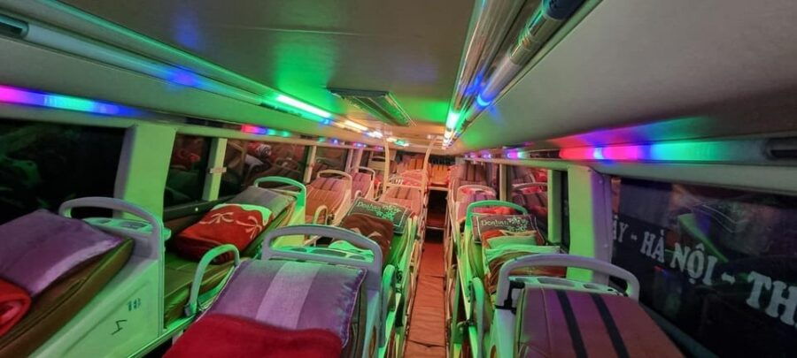 Bus Cat Ba Island to Ha Giang City by Sleeping Bus.