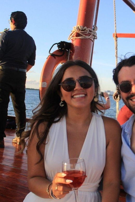 Cancun: Romantic Dinner on a Galleon With Sax Music & Drinks