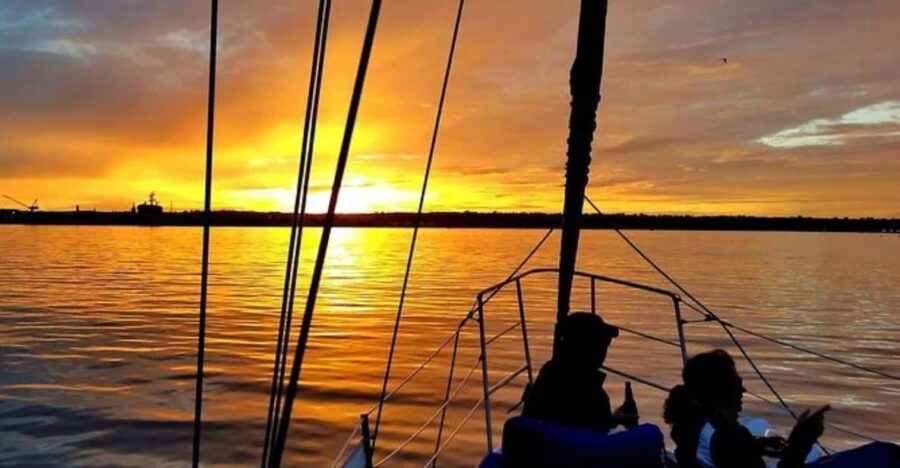 Cancun: Sailboat on the Mayan Riviera at Sunset