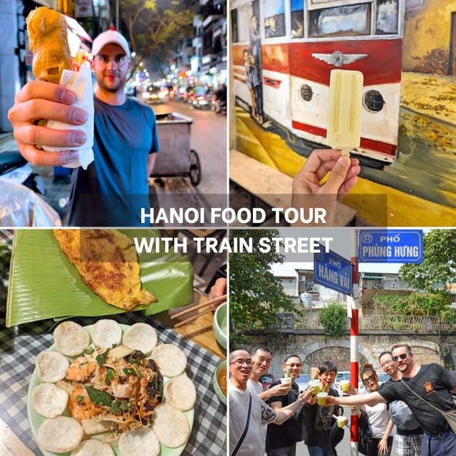 Chilling With Private Hanoi Food Tour & Train Street Visit
