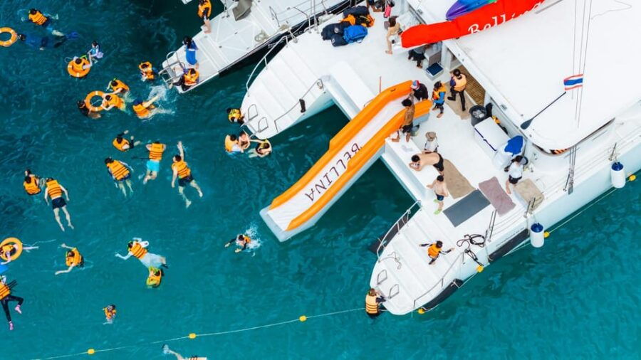 Coral & Racha : BELLINA Catamaran With Water Slide - Water Activities Options