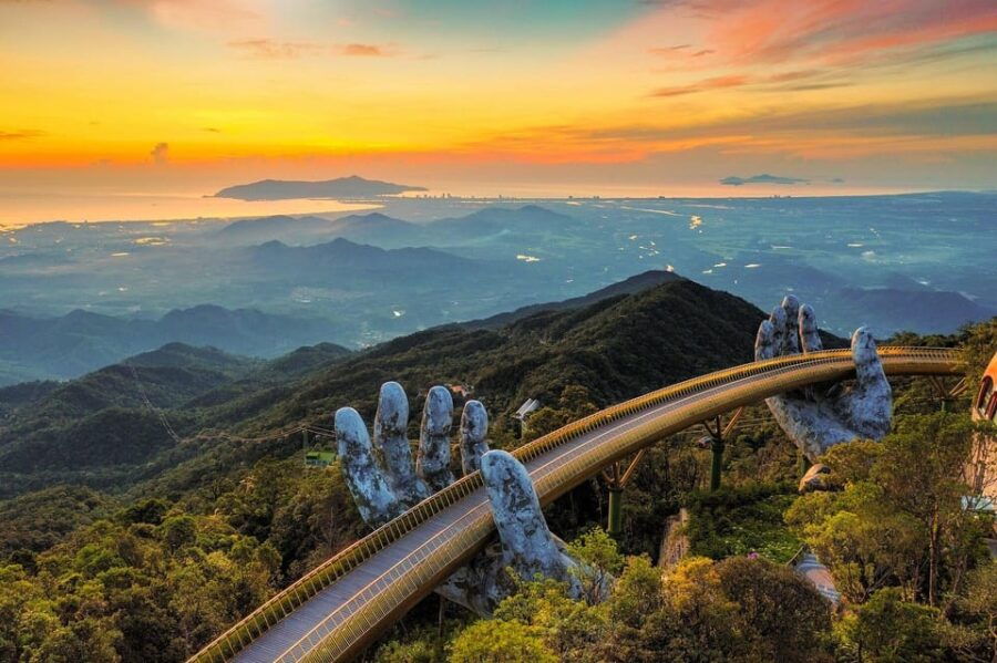 Da Nang : Private Car to Golden Bridge-Lady Buddha-Marble Mt