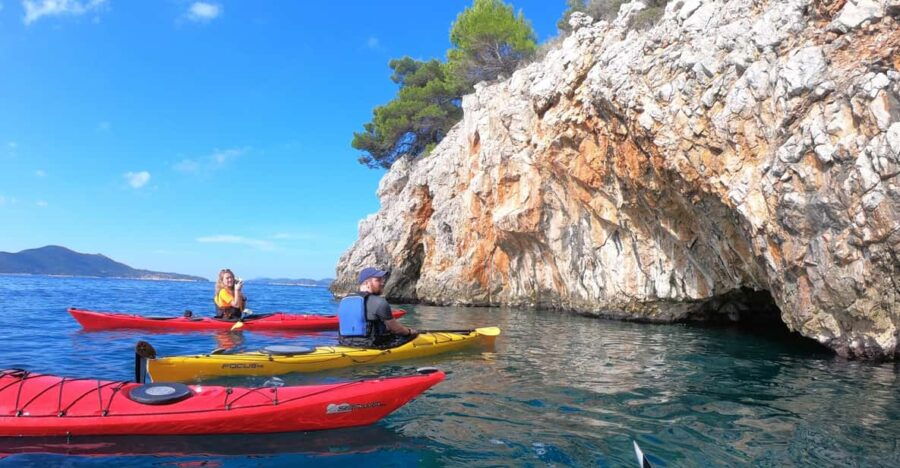 Dubrovnik: Cave & Islands Ferry, Kayak, and Snorkel Tour
