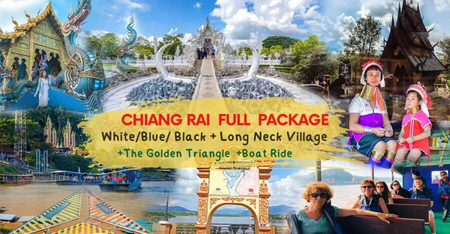 From Chiang Mai: Chiang Rai Temples +The Golden Triangle