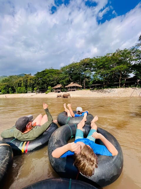 From Chiang Mai: Waterfall, Tubing, & Elephant Half-Day Tour - Tour Overview
