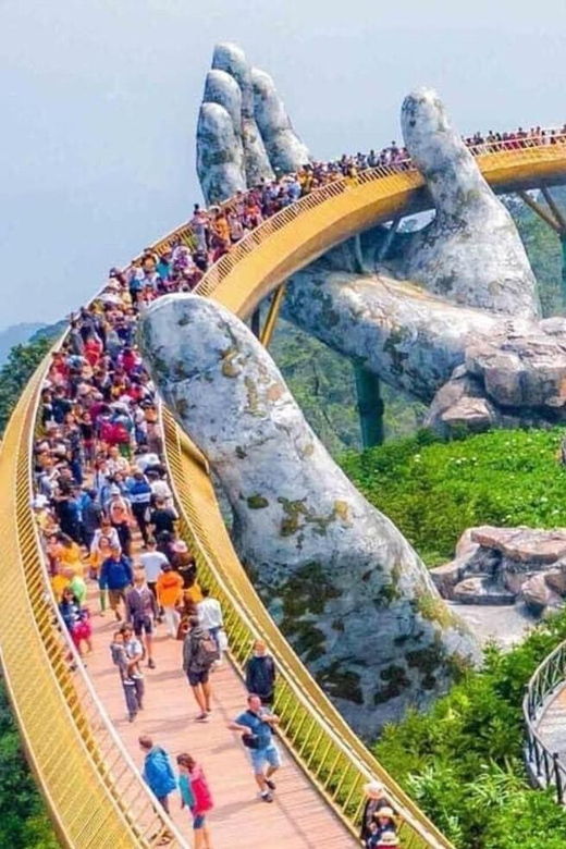 From Da Nang/Hoi An: Golden Bridge Ba Na Hills Full-Day Tour