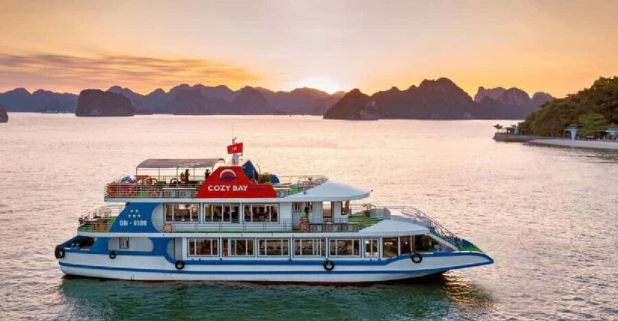 From Hanoi: Ha Long Bay 1 Day Cruise 4 Stars by Limousine
