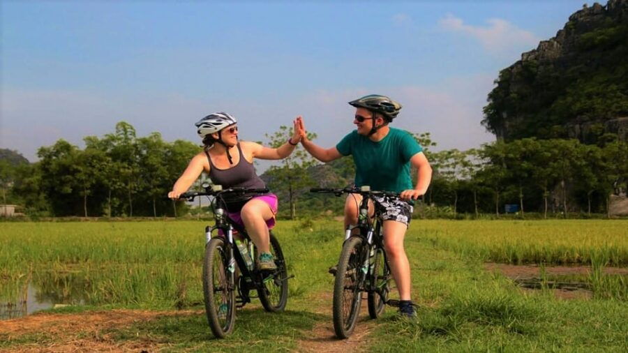 From Hanoi: Tam Coc, Hoa Lu Ancient Capital, and Biking Tour
