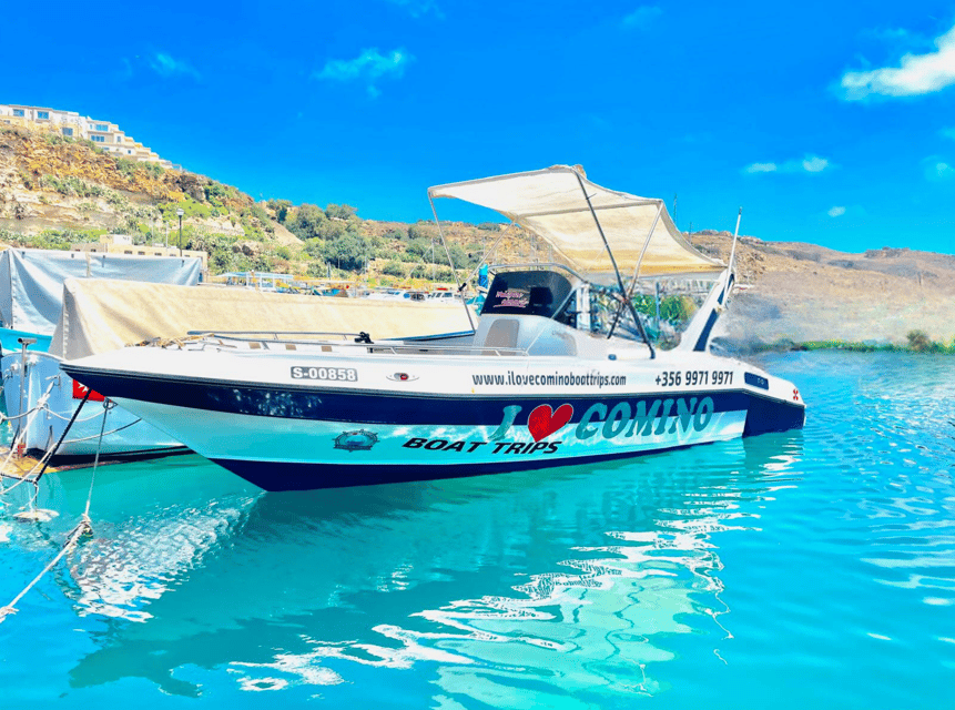 From Malta/Gozo: Comino & Crystal Lagoon Private Boat Trip