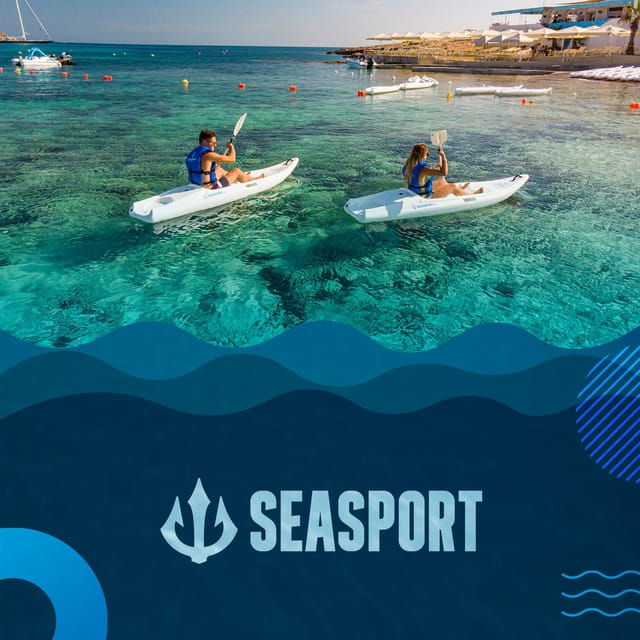 From Mellieħa: Coral Lagoon Kayak Rental