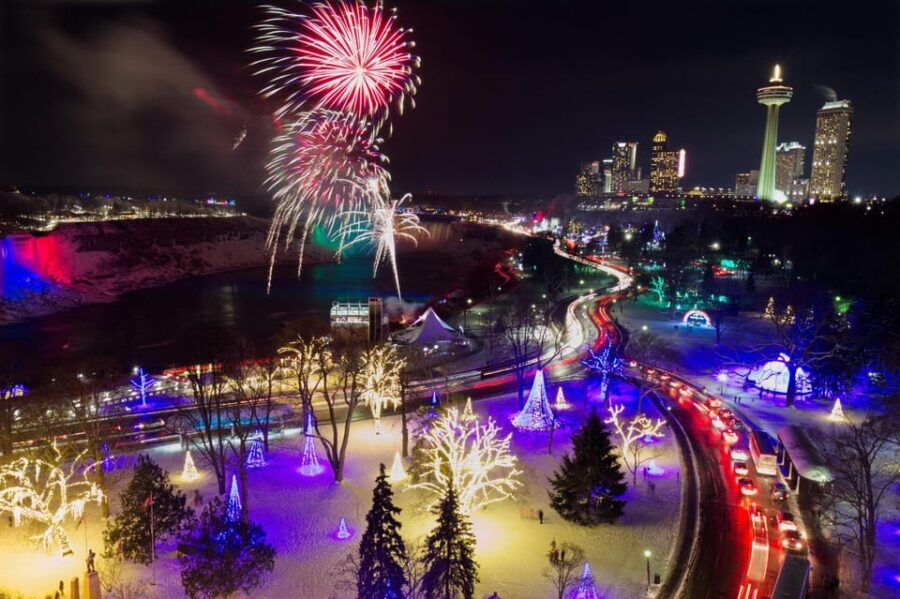 From Toronto: Winter Festival of Lights Niagara Falls Tour