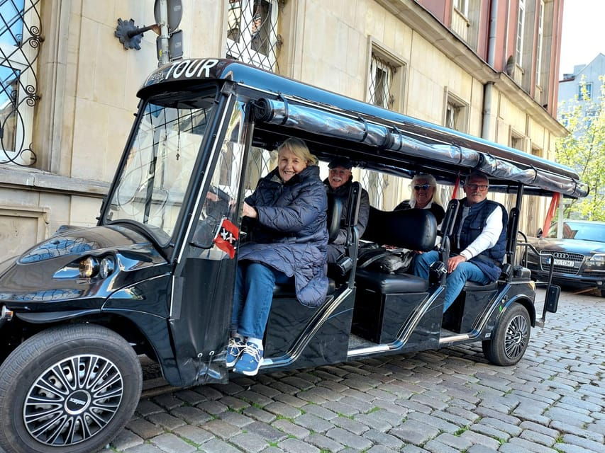 Gdansk:Live GUIDE Highlights of OLD CITY by Golf Cart 60 Min
