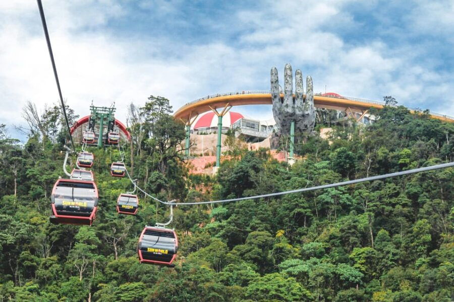 Golden Bridge – Ba Na Hills: Cable Car Ride and Entry Ticket