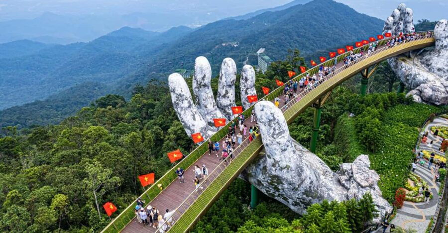 Golden Bridge,Ba Na Hills Full Day Trip From Da Nang/Hoi An