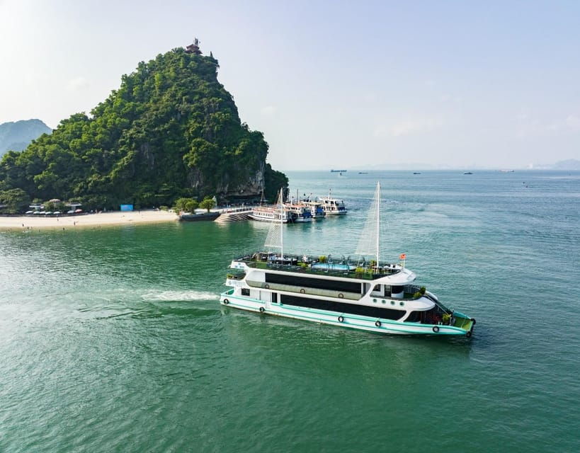 Halong Bay Luxury Day Cruise, Island, Caves, Kayak, Transfer