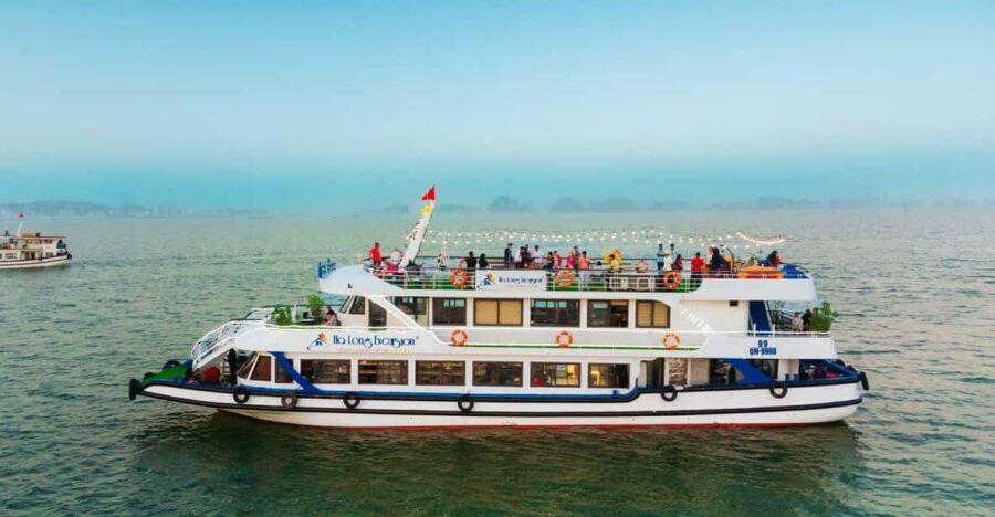 Hanoi: Halong Bay Day Tour 5 Stars Cruise With Buffet Lunch
