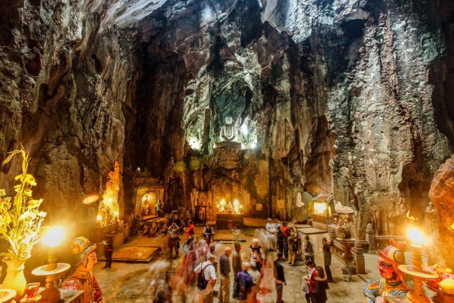 HOI AN: Marble & Monkey Mountain, Am Phu Cave Sun Set Tour