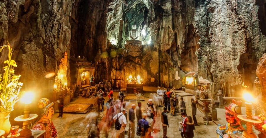 Hoi An: Marble & Monkey Mountains and Am Phu Cave Tour