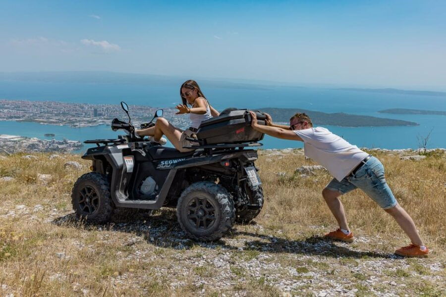 Kaštela: Quad Adventure Guided Tour & Lunch & Wine Tasting