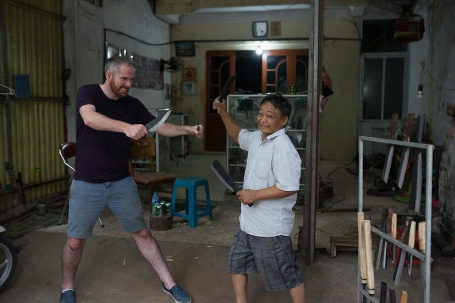 Knife Making in Blacksmith Village in Hanoi
