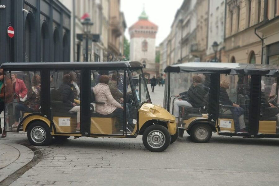 Krakow: Old Town Golf Cart Tour With Wawel Castle Tour