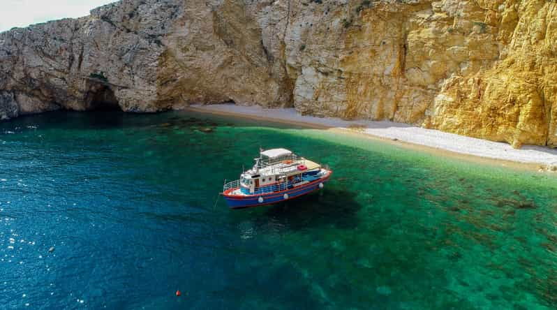 Krk: Golden Beach and Plavnik Cave Cruise With Welcome Drink - Overview of the Cruise