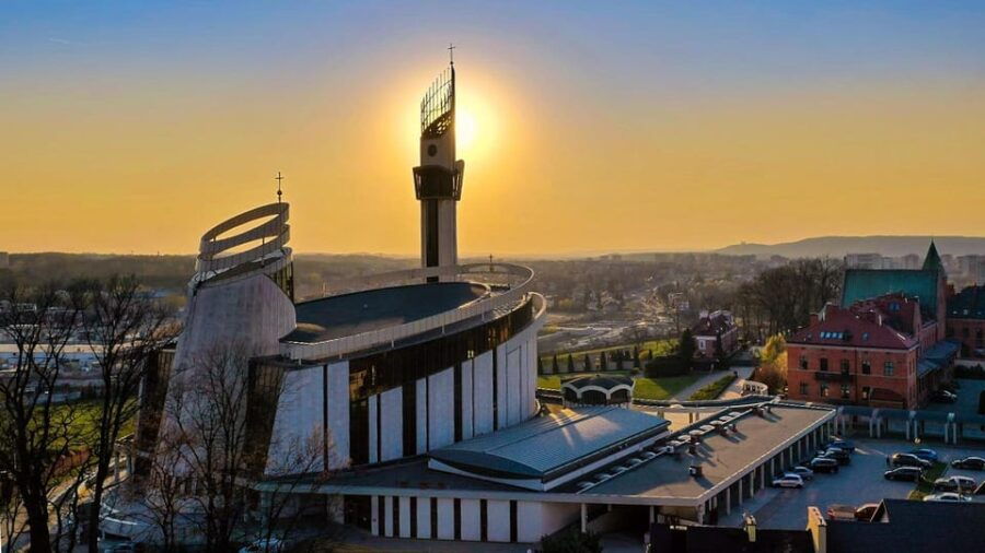 Lagiewniki-Sanctuary of Divine Mercy and John Paul II