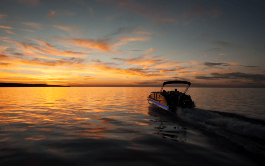 Lake St. Clair: Private Sunset Pontoon Boat Cruise - Activity Overview