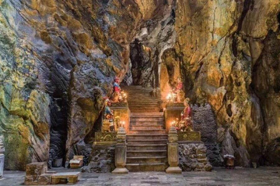 MARBLE MOUNTAINS–MONKEY MOUNTAIN–AM PHU CAVE–DANANG BY NIGHT
