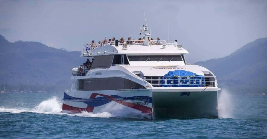 Phuket To Ko Pha Ngan by Coach and High-Speed Catamaran