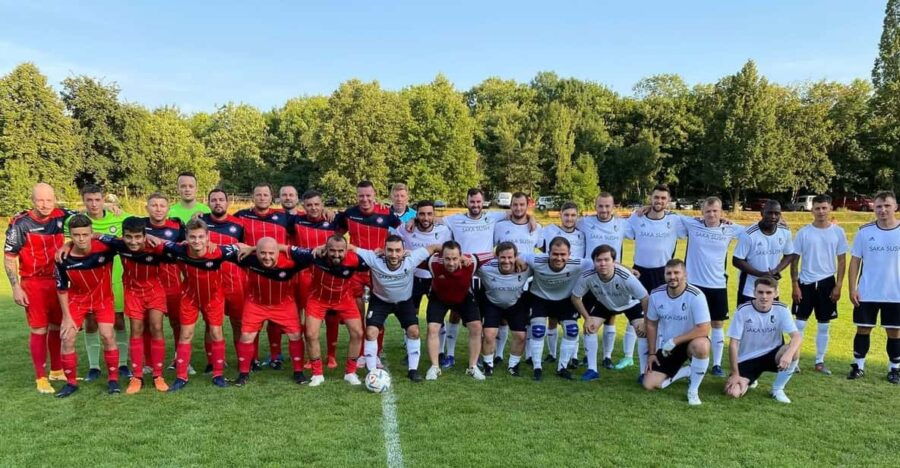 Prague Football Match Against Friendly Opposition Team