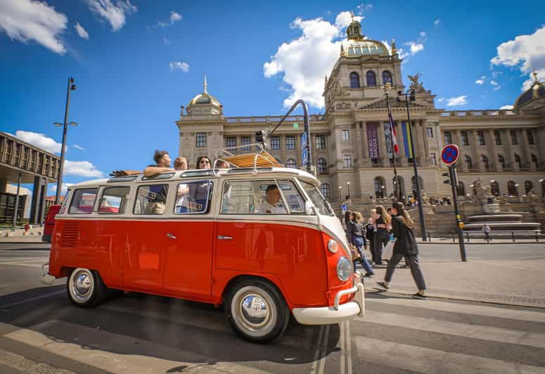 Prague: Private Sightseeing Tour in Original VW Samba Bus