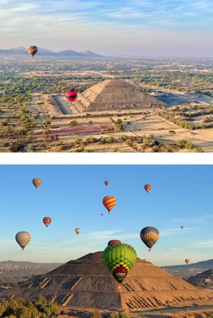 Private Hot Air Balloon Experience Over Teotihuacán