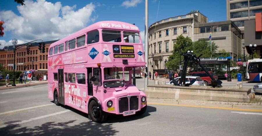 Saint John: Hop-on Hop-Off Double-Decker Bus City Tour