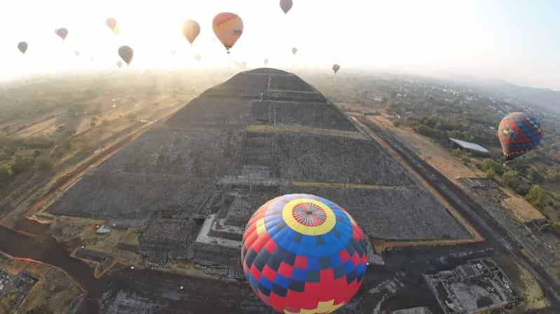TEOTIHUACAN BALLOON FLIGHT, BREAKFAST IN CAVE AND PICK UP