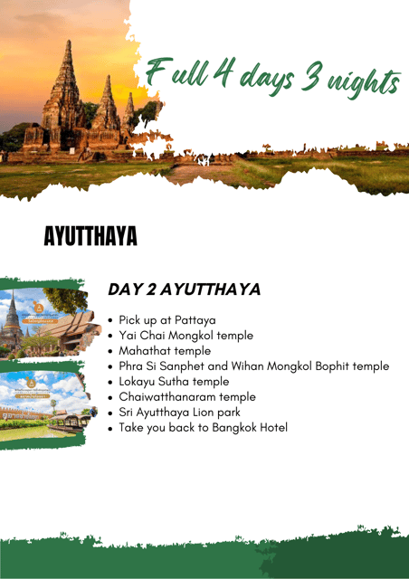 Thailand Travel Trip (5provinces 4days 3nights)