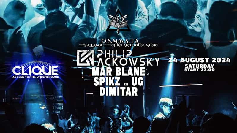 The Playground, Clique, and Liquid Club, Malta Clubs Ticket