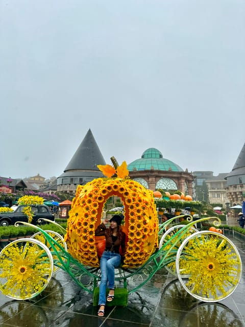 The Sunset of Ba Na Hills and the Golden Bridge