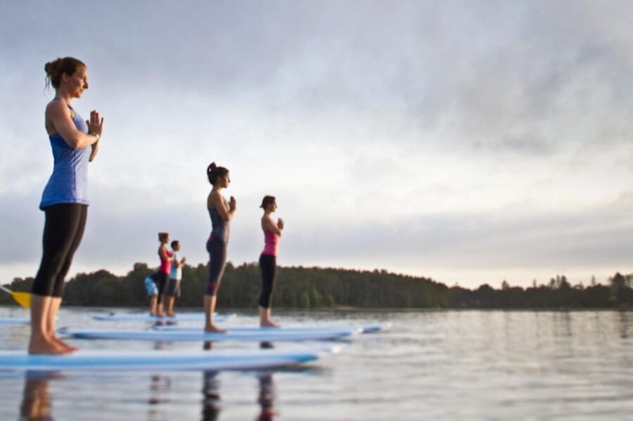 Thetis Lake: Unique SUP Yoga Experience
