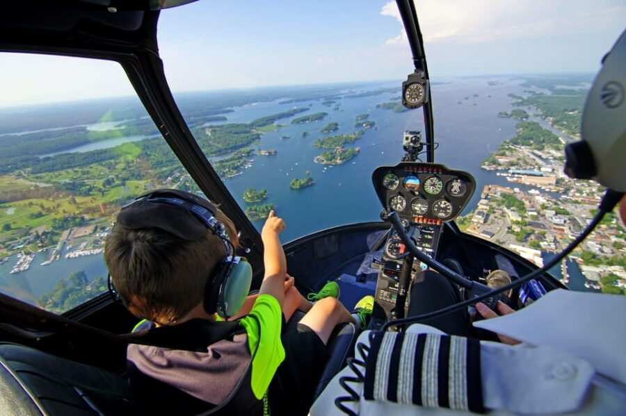 Thousand Islands: Helicopter Tour With Cider Mill and Lunch