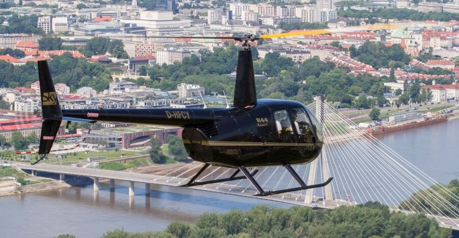 Warsaw: Helicopter Private Tour