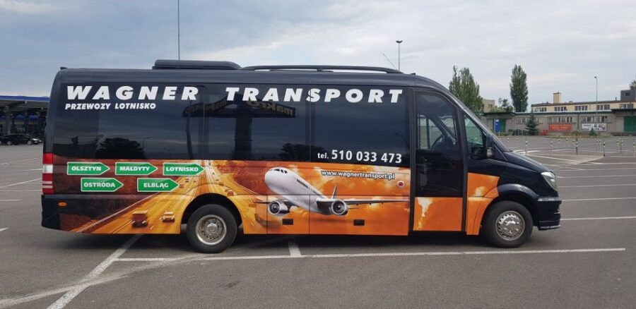 Gdańsk Airport: Bus Transfer To/From Ostróda - Service Details