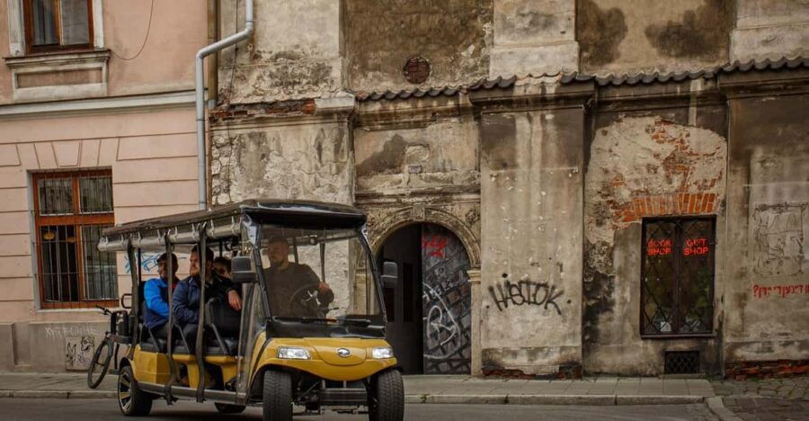 Krakow: Regular Extended City Sightseeing Tour By Golf Cart