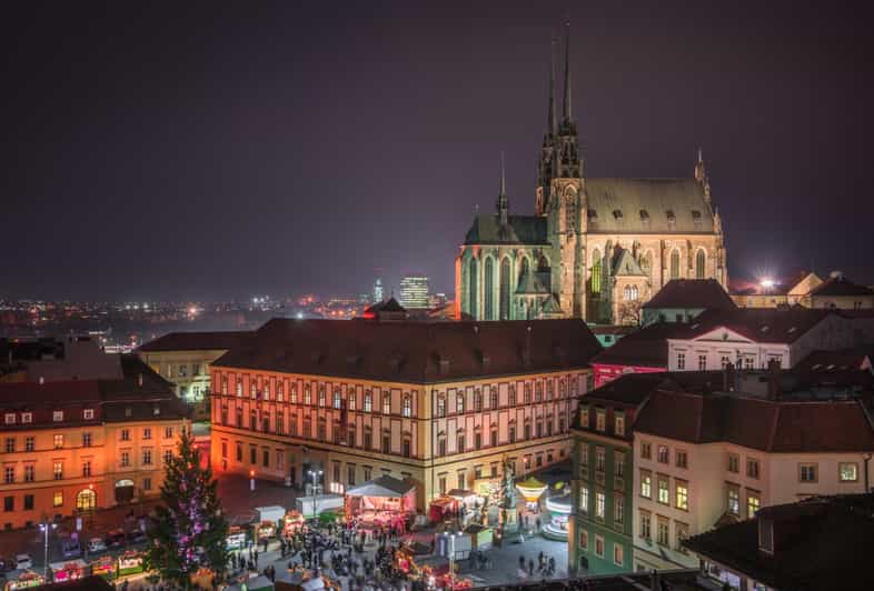 Christmas Magic in Brno: A Festive Walk - Visiting the Cathedral of St. Peter and Paul