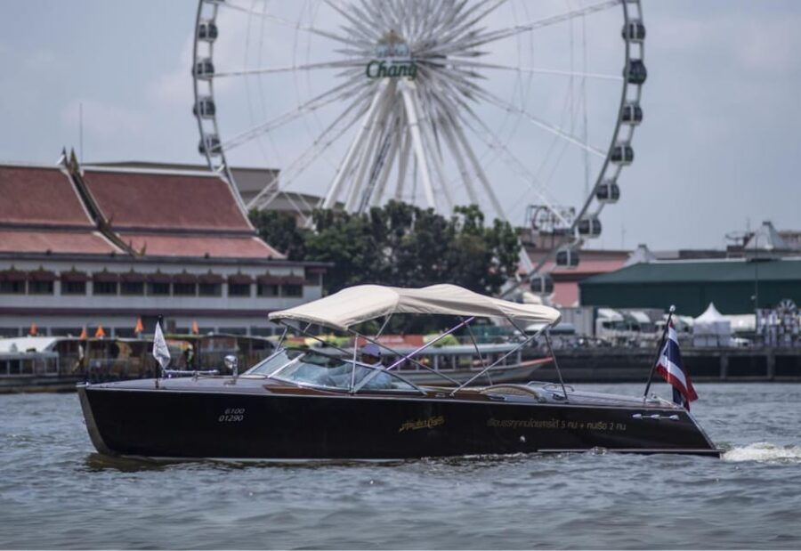 Bangkok: Chaophraya River Private Hacker Craft Boat Cruise