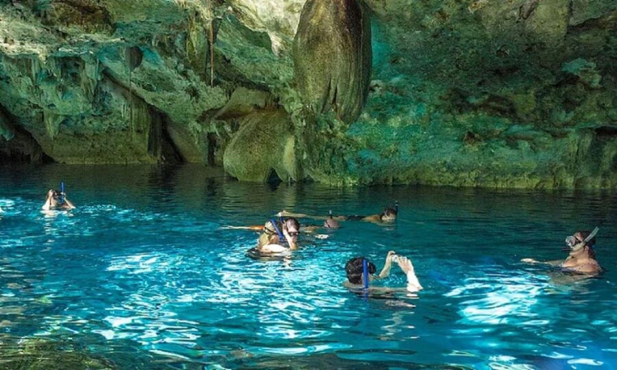 From Cancun: Kaan Luum & Cenotes Experience