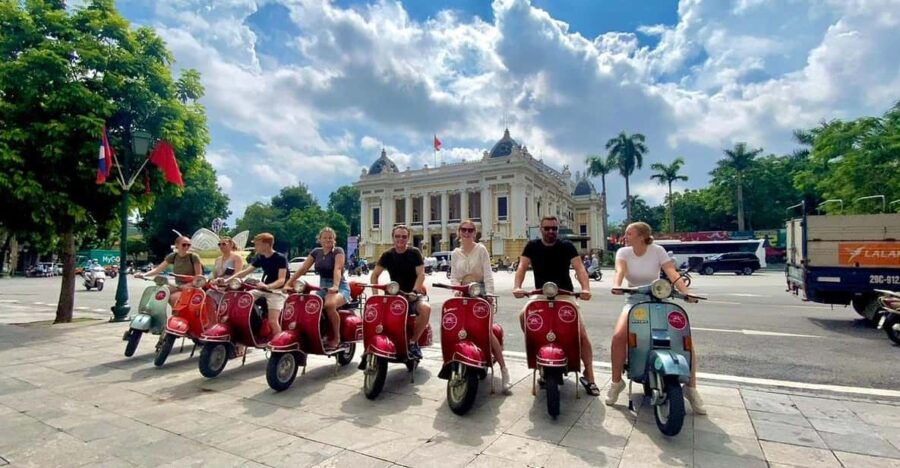 Hanoi: Food and Sightseeing Vespa Tour With 7 Tastings - Itinerary Highlights