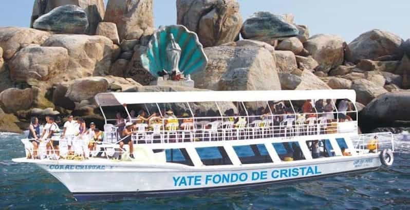 Acapulco: Crystal Bottom Boat Tour to La Roqueta Island - Activity Overview