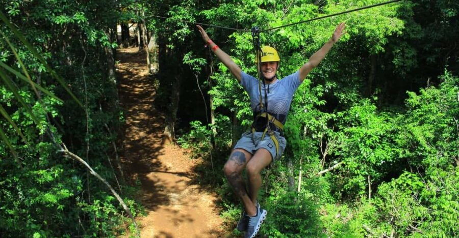 Atv Single Drive Zipline and Cenote Swim