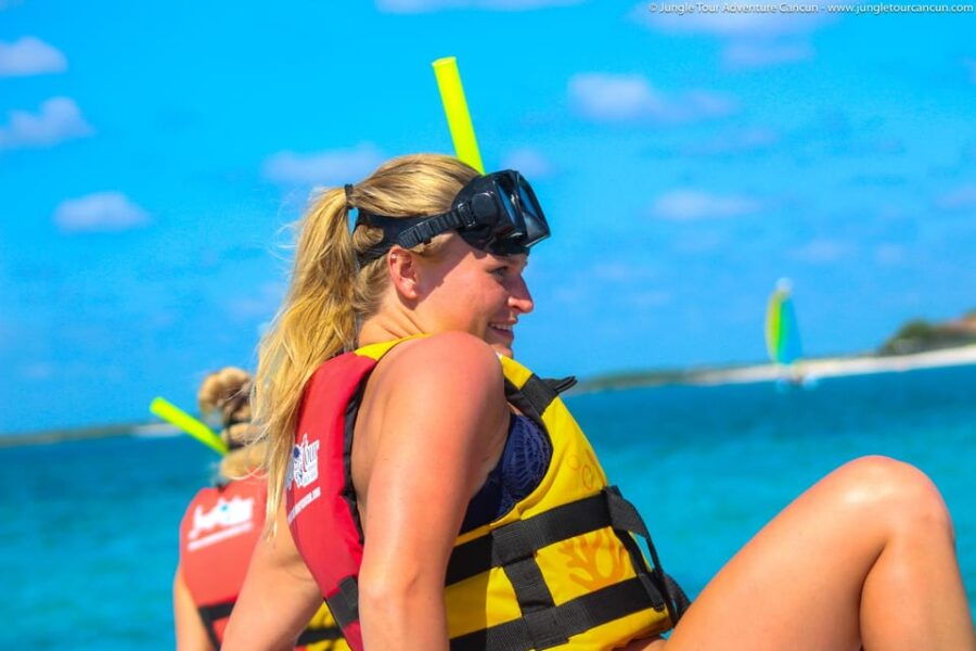 Cancun: an Adventure in the Jungle Aboard a Speedboat and Snorkel